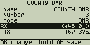 Channel editor: typing an RX frequency