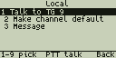 Contact actions