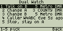 Dual watch actions