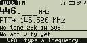 VFO, typing a frequency