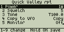 Quick settings, FM