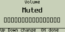 Volume muted