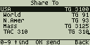 Sending a zone or channel to another radio