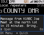 New message