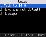 Contact actions