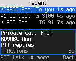 Recent calls