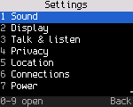 Settings