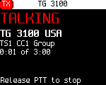 Transmitting, high-contrast theme