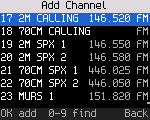 Adding a channel to a zone