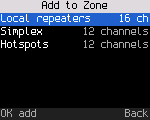 An offered channel