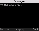 Messages, empty
