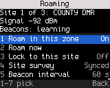 Repeater roaming