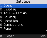Settings