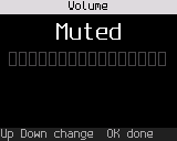 Volume muted