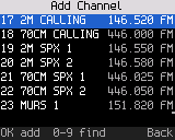 Adding a channel to a zone