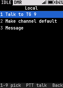 Contact actions