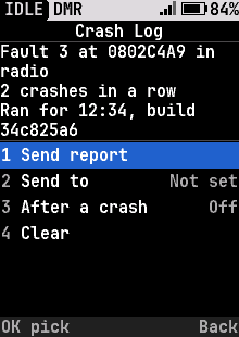 Crash log