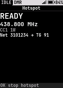 Hotspot mode